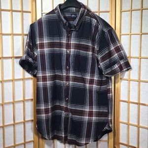 Vintage L.L. Bean Dress Down Shirt, M, B/R/Y, M